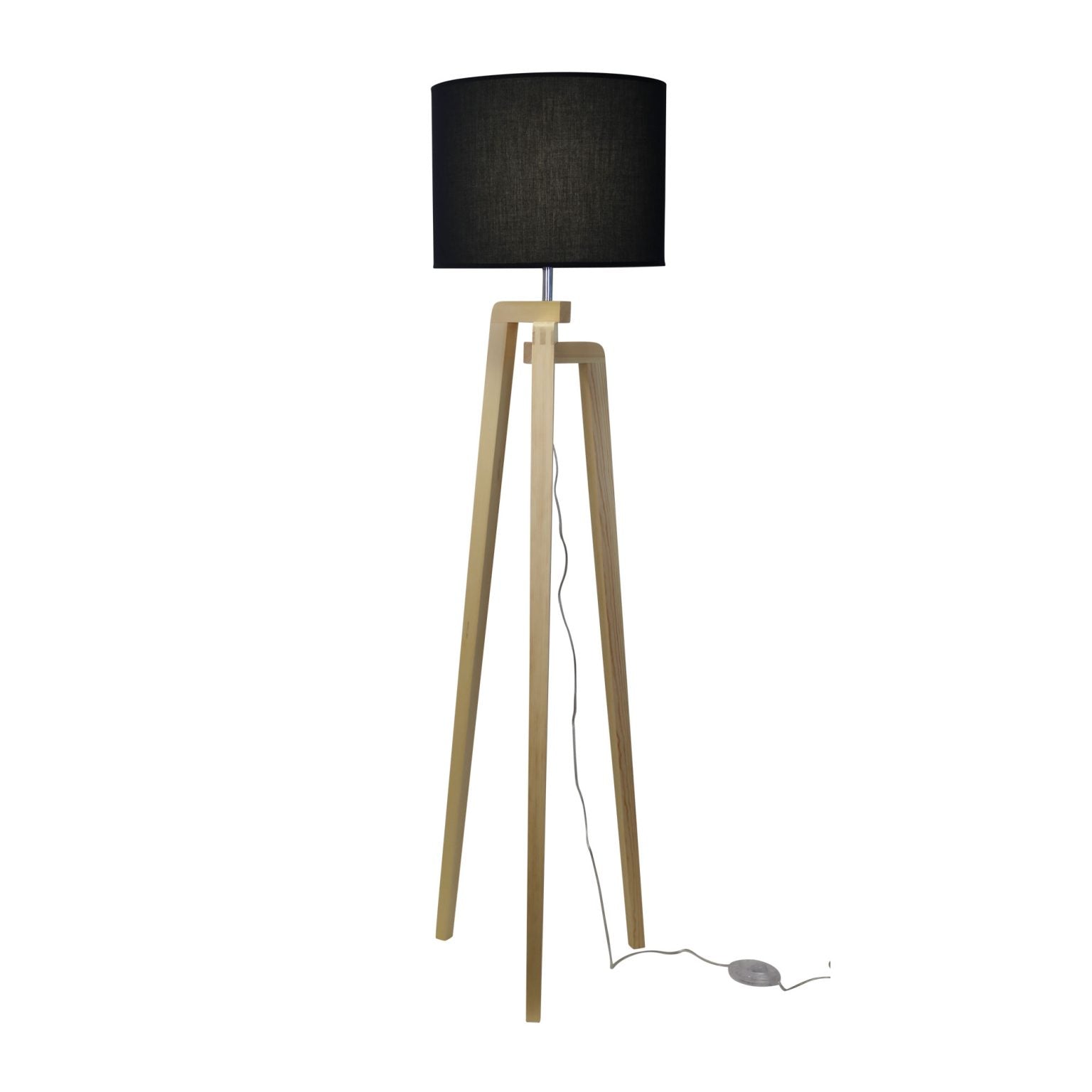 LUND COMPLETE FLOOR LAMP BLACK